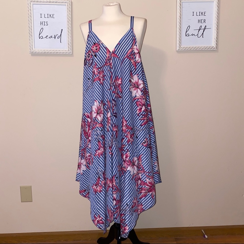 Mlle Gabrielle 1x Multi Color Bandana Style Dress